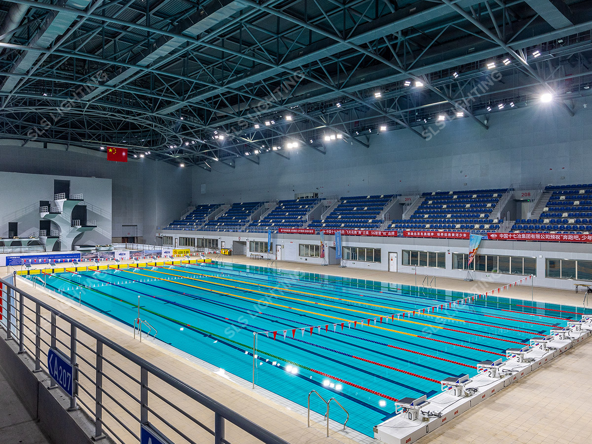 Lanzhou Olympic Sports Center swimming and diving hall