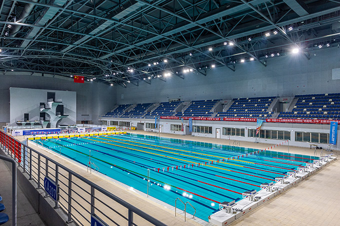 Lanzhou Olympic Sports Center swimming and diving hall Lanzhou Olympic Sports Center swimming and diving hall